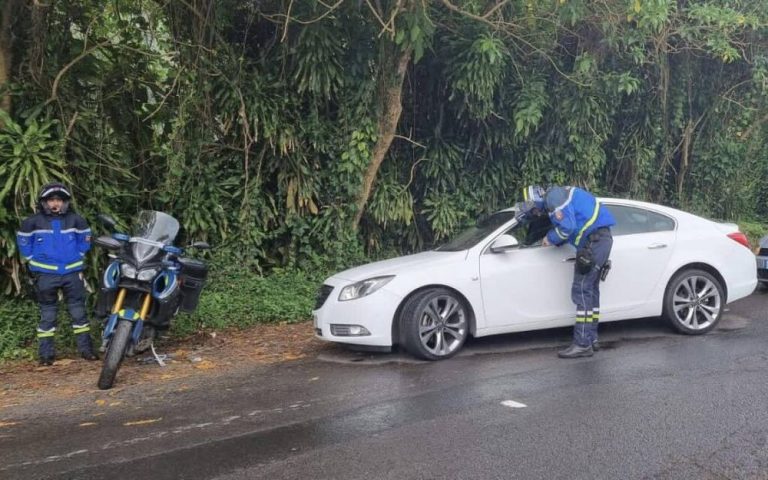 Week-end noir sur les routes de Guadeloupe : 102 infractions et 18 permis retirés